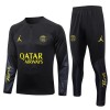 Sudadera De Entrenamiento Trajes Paris Saint-Germain Quarter Zip 23-24 Negra - Hombre